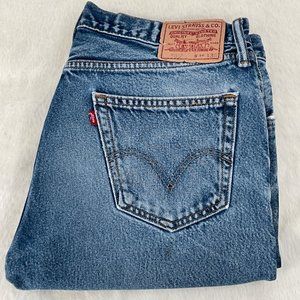 Vintage Levis 505 Regular Fit Jeans Mens Sz 36x36 (tag) 35x35 Measured